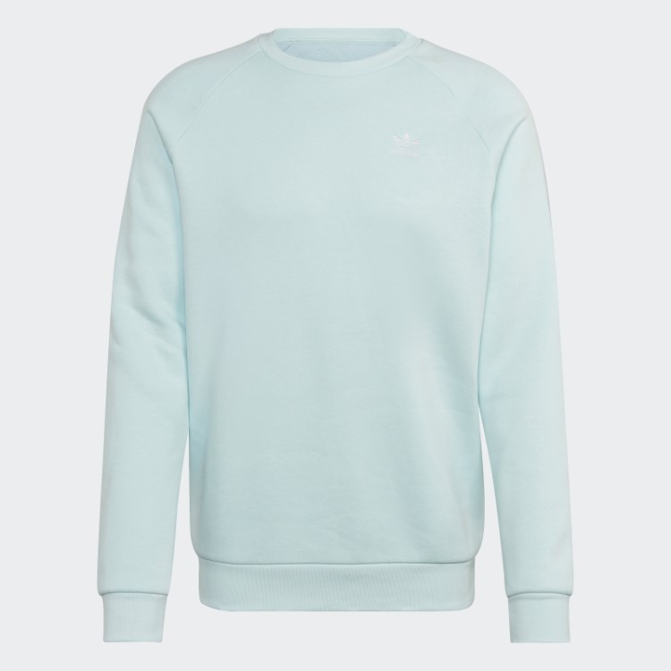 Moletom Gola Redonda Azul Adicolor Essentials Trefoil Adidas