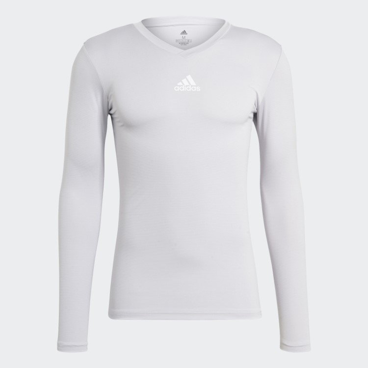 Camiseta Team Base Cinza Claro Adidas