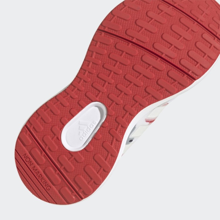 Adidas Fortarun 2.0 Cloudfoam Sapato De Renda Elástico Com Tira Superior Zero Metálico