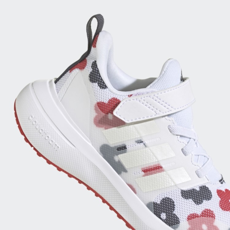 Adidas Fortarun 2.0 Cloudfoam Sapato De Renda Elástico Com Tira Superior Zero Metálico