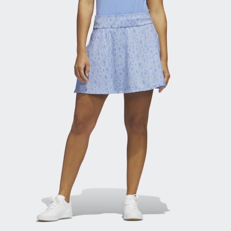 Short De Golfe Azul Adidas Estampado De 16 Polegadas