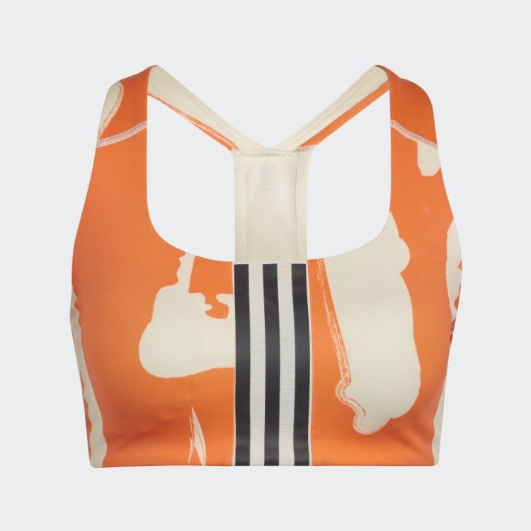 Sutiã De Treinamento De Suporte Médio Thebe Magugu Tom Ecru Adidas