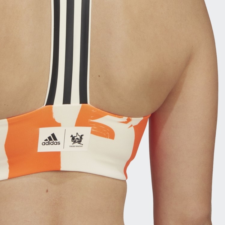 Sutiã De Treinamento De Suporte Médio Thebe Magugu Tom Ecru Adidas
