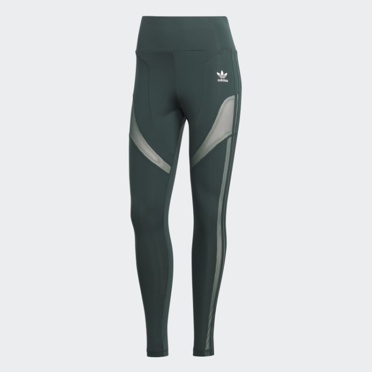 Legging Verde Mineral Adidas Adicolor Trefoil