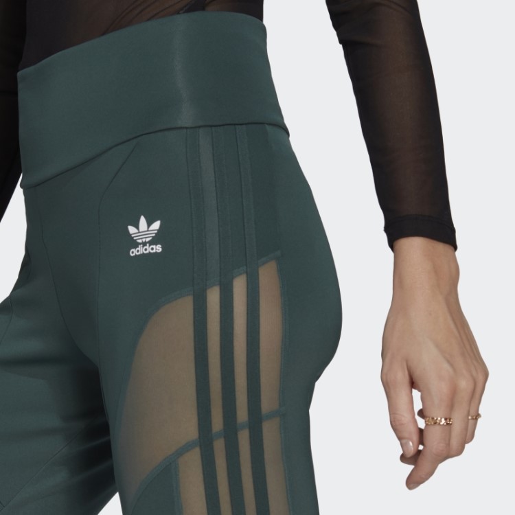 Legging Verde Mineral Adidas Adicolor Trefoil