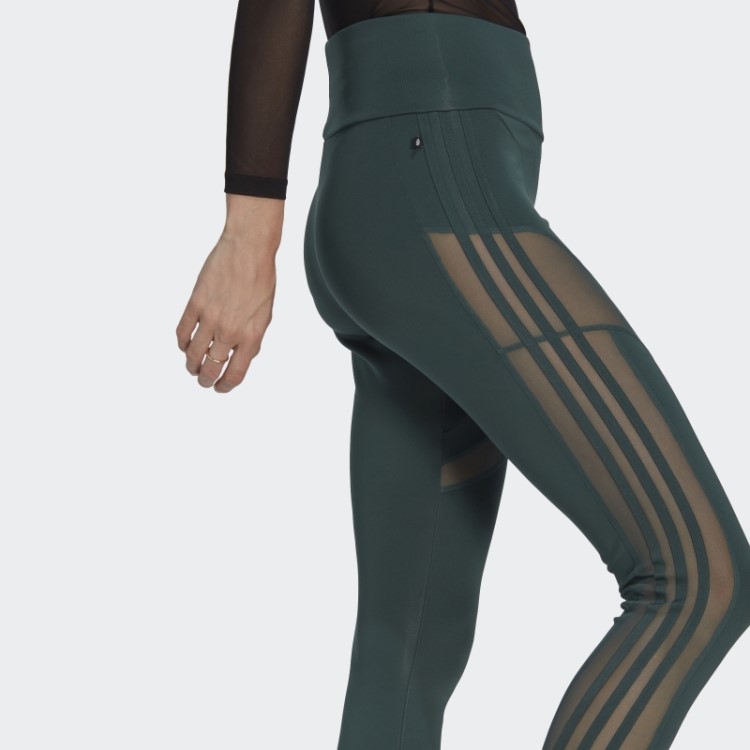 Legging Verde Mineral Adidas Adicolor Trefoil
