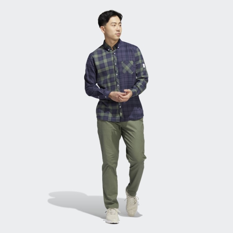 Adicross Camisa Flanela Manga Longa Adidas Trace Azul