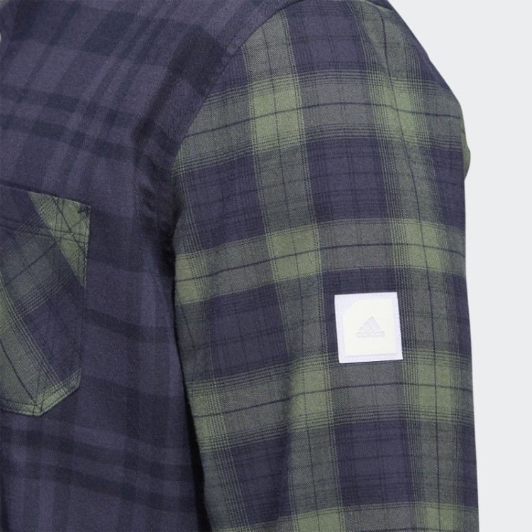 Adicross Camisa Flanela Manga Longa Adidas Trace Azul