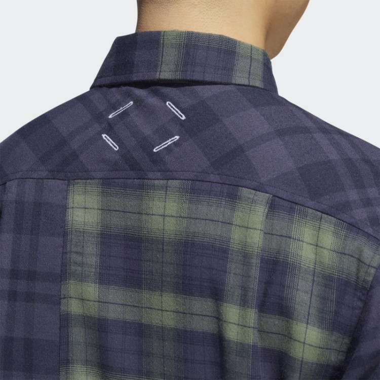 Adicross Camisa Flanela Manga Longa Adidas Trace Azul