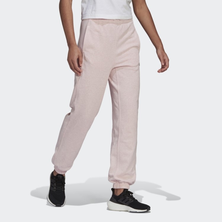 Rosa Botânico Mel Quente Adidas Sportswear Studio Lounge Calças De Verão