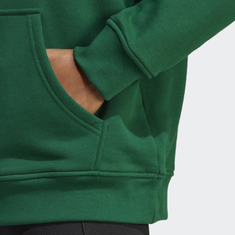 Moletom Verde Escuro Com Capuz Adidas