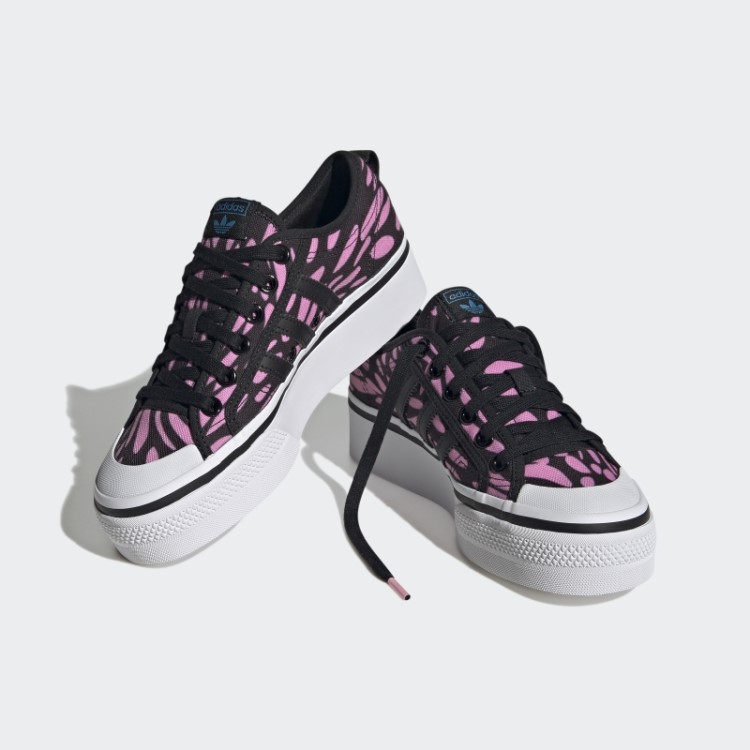 Sapato Plataforma Adidas Nizza Preto