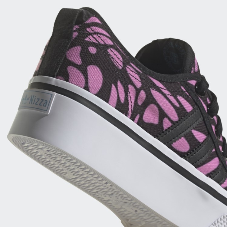 Sapato Plataforma Adidas Nizza Preto