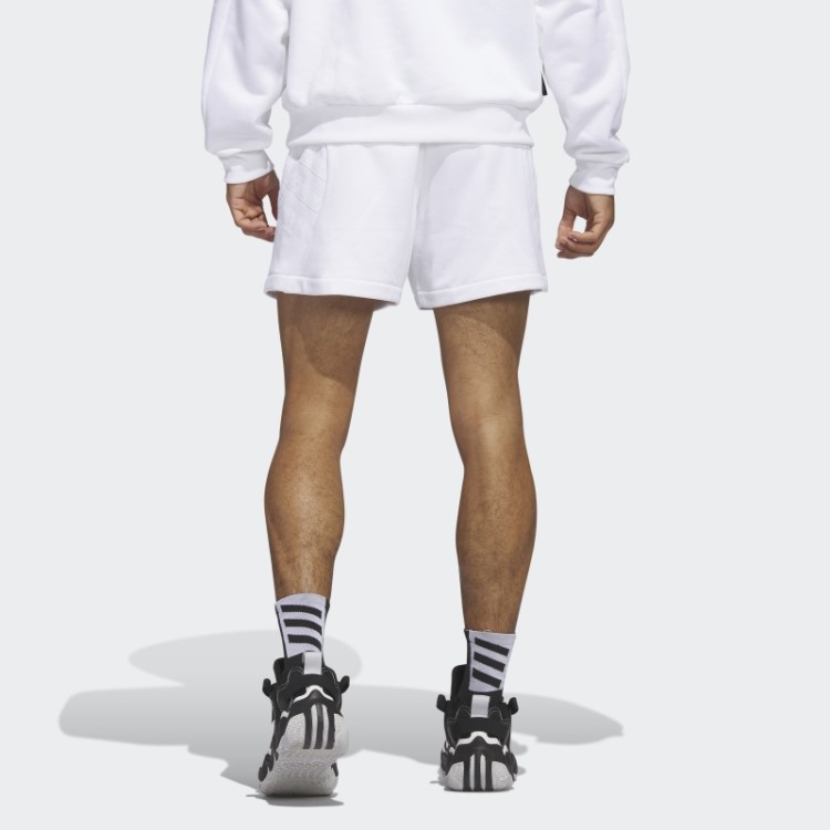 Endurecer Shorts De Viagem Adidas Branco