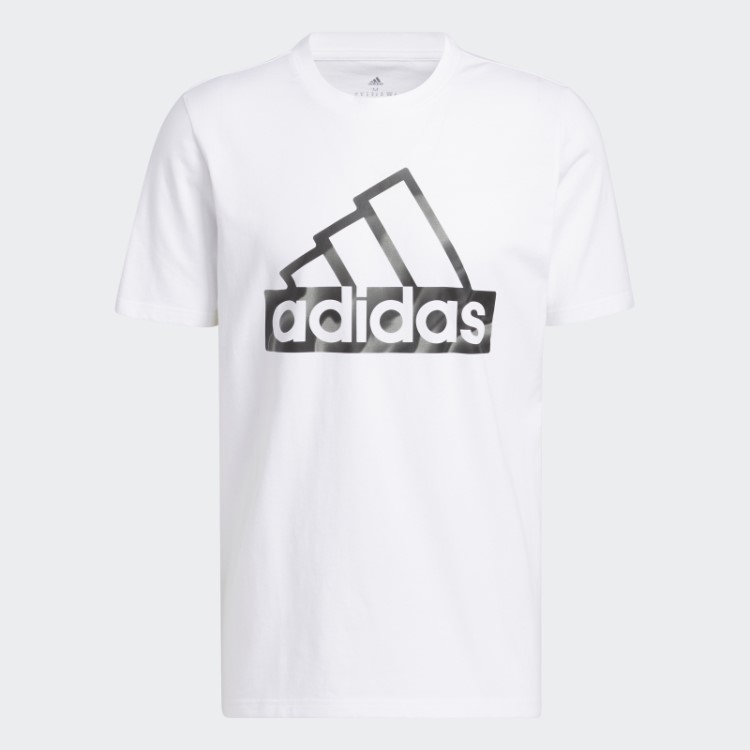 Camiseta Branca De Manga Curta Com Estampa Future Icons Da Adidas
