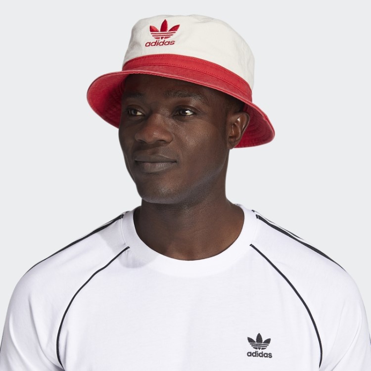 Chapéu De Balde Lavado Adidas Branco