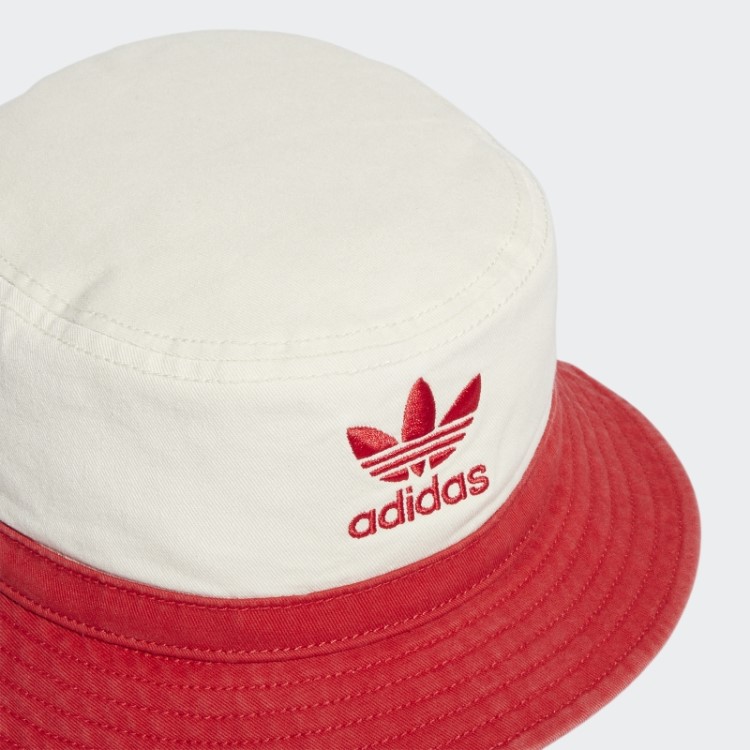 Chapéu De Balde Lavado Adidas Branco