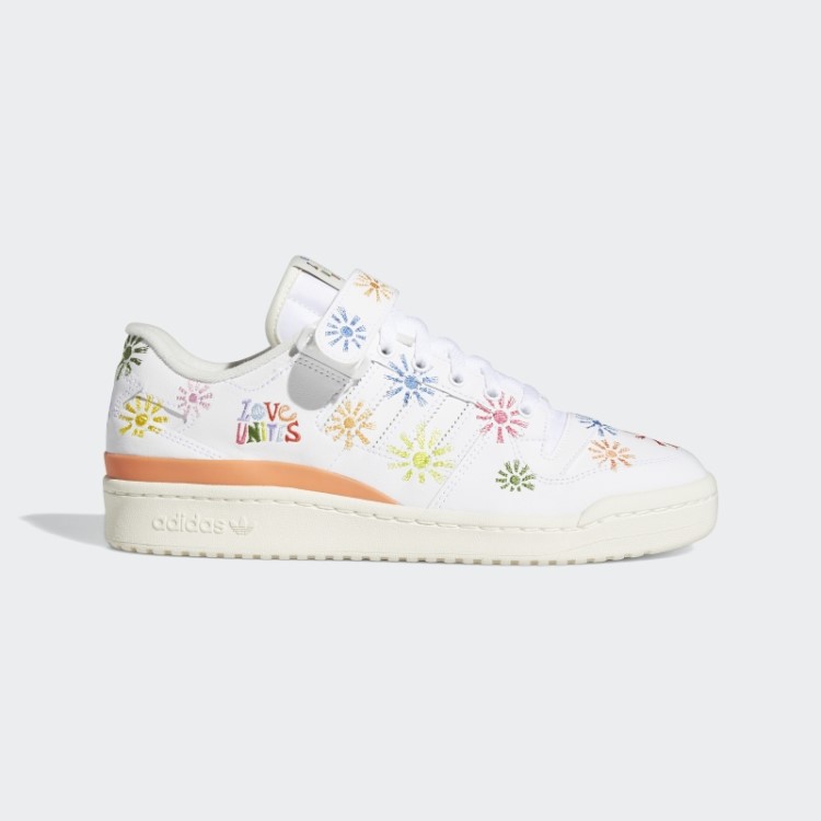 Tênis De Baixo Orgulho Fórum Branco Adidas