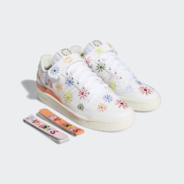 Tênis De Baixo Orgulho Fórum Branco Adidas