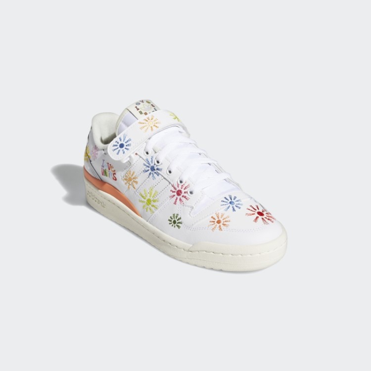 Tênis De Baixo Orgulho Fórum Branco Adidas