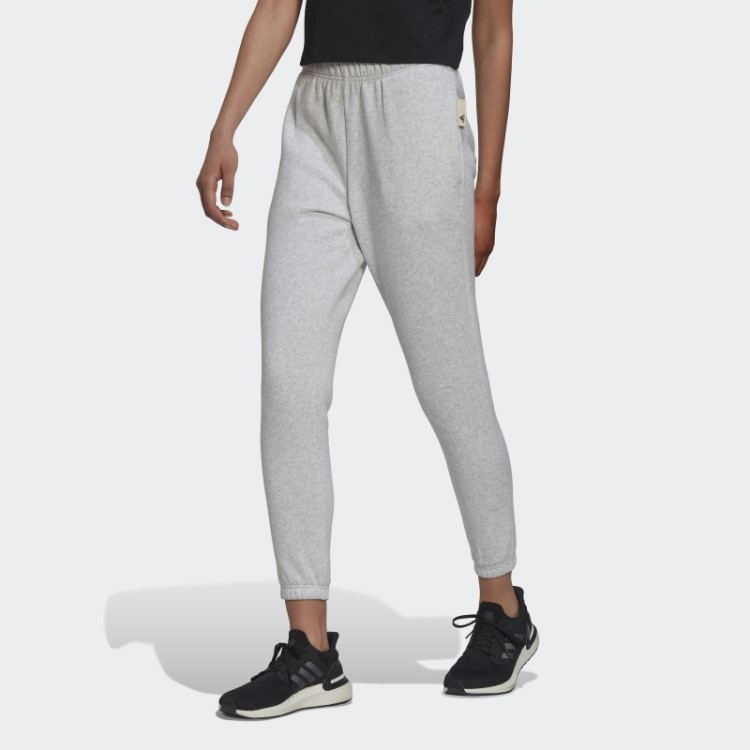 Calça Studio Lounge Regular Fit Cinza Claro Urze Adidas
