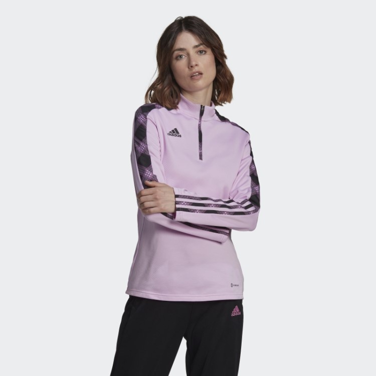 Camisa De Meia Camada De Lã Tiro Adidas Lilás