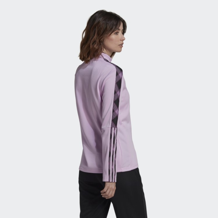 Camisa De Meia Camada De Lã Tiro Adidas Lilás