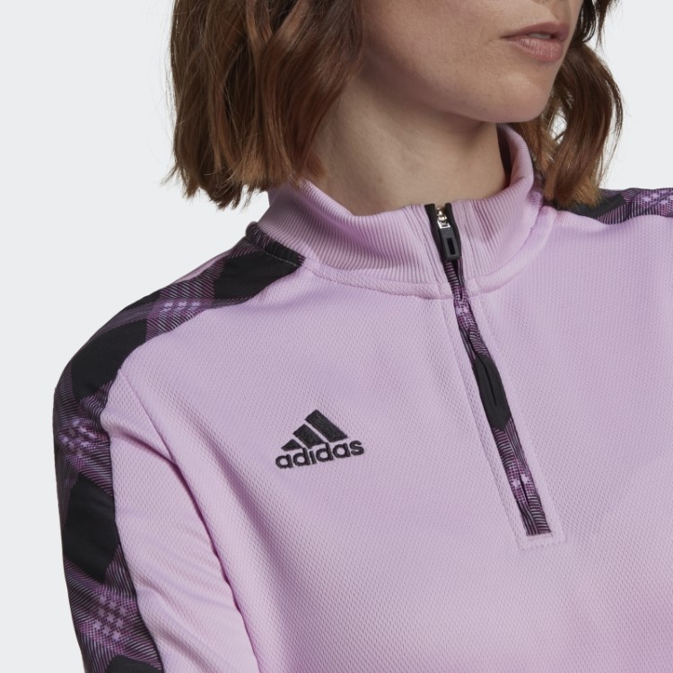 Camisa De Meia Camada De Lã Tiro Adidas Lilás