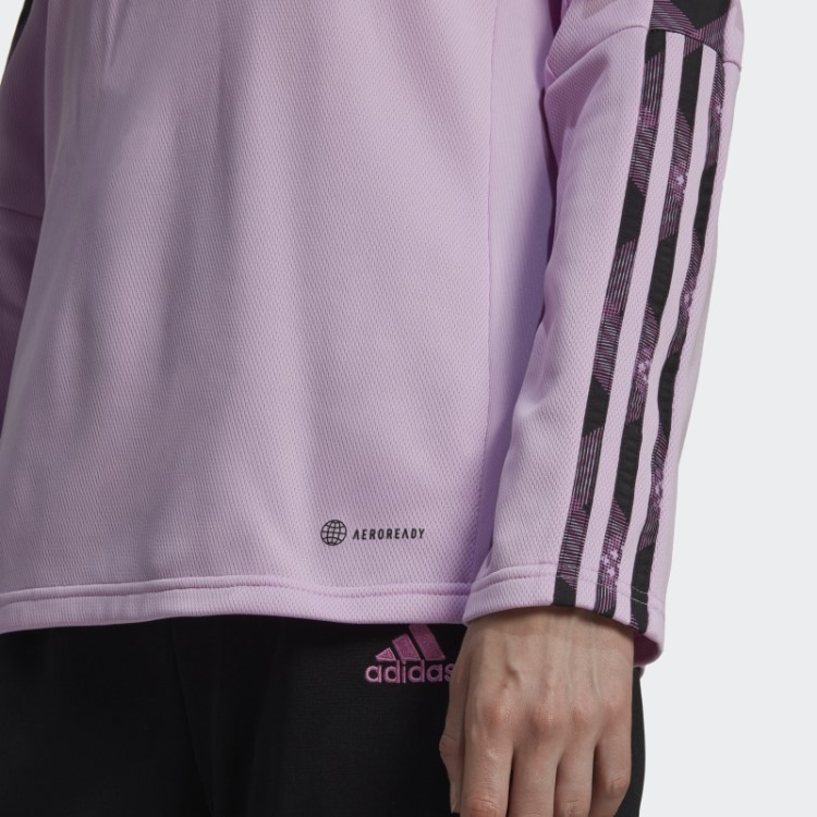 Camisa De Meia Camada De Lã Tiro Adidas Lilás