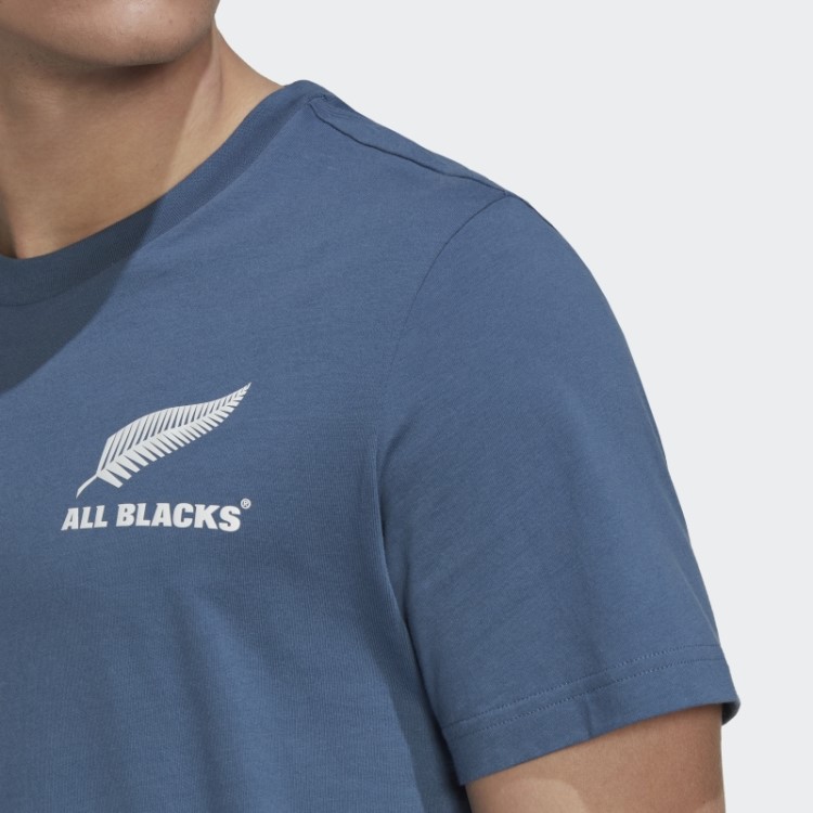 Camiseta De Algodão Rugby Toda Preta De Aço Adidas