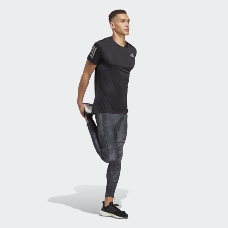 Adidas Adizero Sábado Leggings Longas Cinza