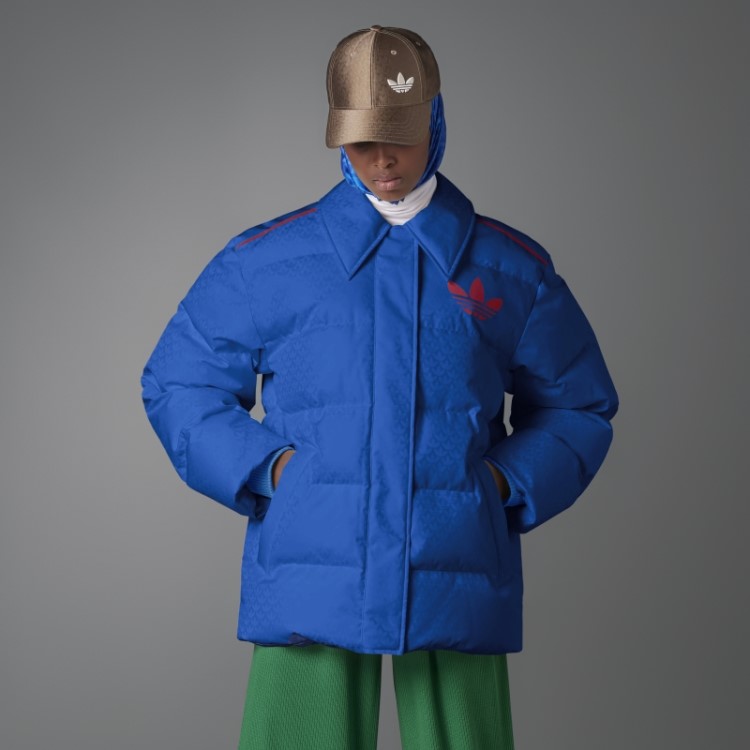 Adicolor Jaqueta Puffer Monograma Anos 70 Adidas Royal