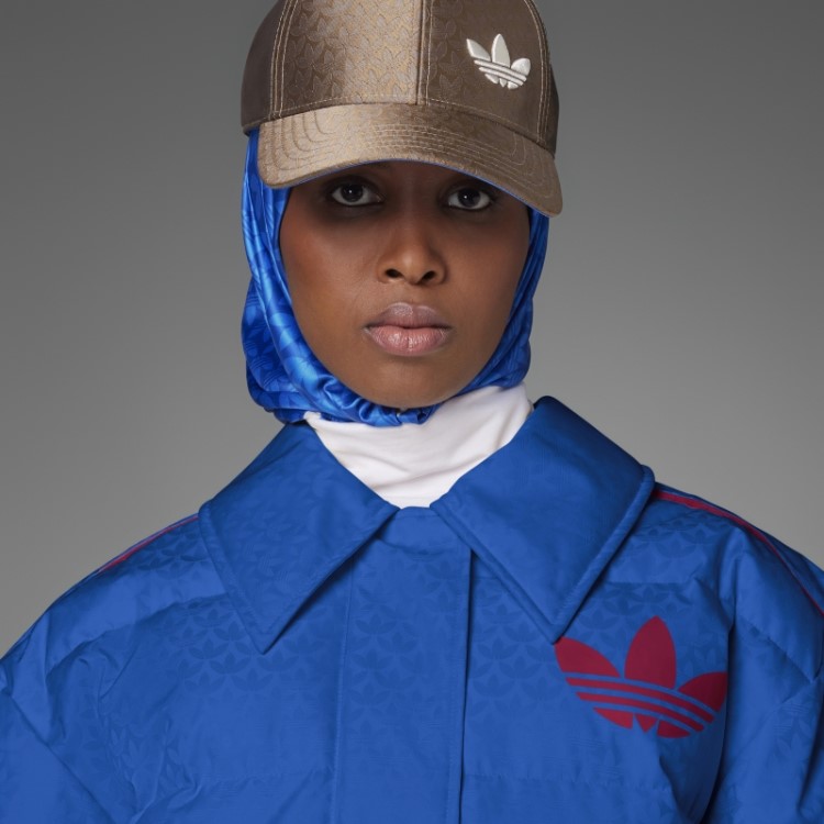 Adicolor Jaqueta Puffer Monograma Anos 70 Adidas Royal