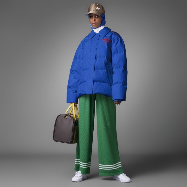 Adicolor Jaqueta Puffer Monograma Anos 70 Adidas Royal