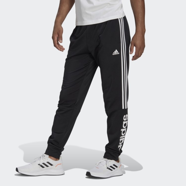 Calça Jogger Essencial Adidas 3 Listras Preta