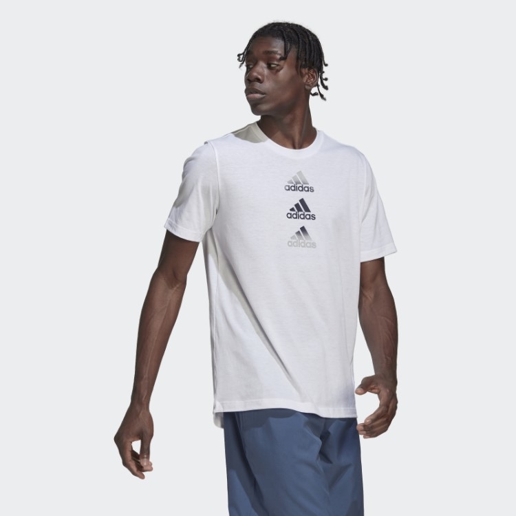 Projetado Para Mover Logo Tee Branco Adidas