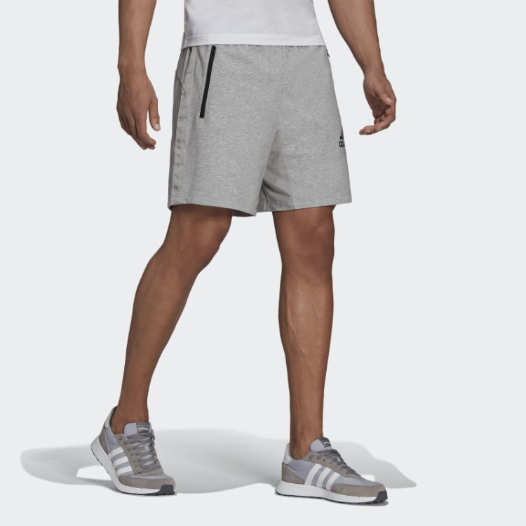 Aeroready Designed To Move Calção Sport Motion Logo Cinza Médio Adidas
