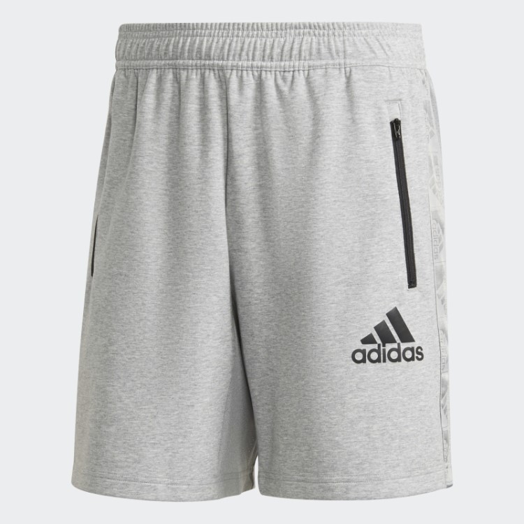 Aeroready Designed To Move Calção Sport Motion Logo Cinza Médio Adidas