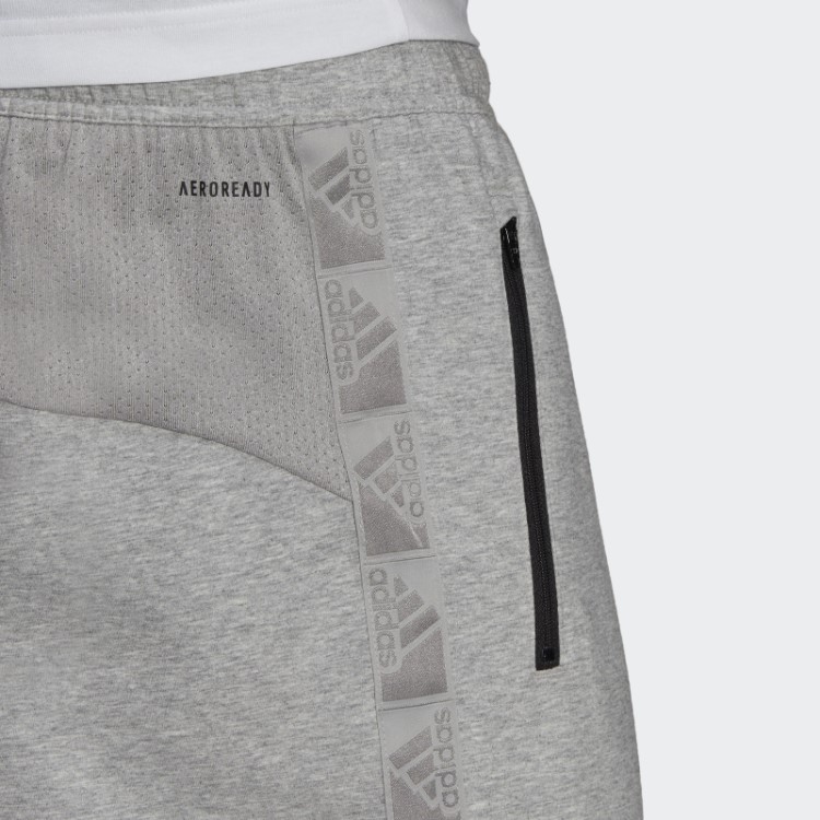 Aeroready Designed To Move Calção Sport Motion Logo Cinza Médio Adidas