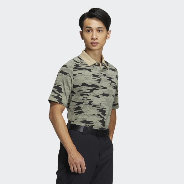 Camisa Polo Camuflada Adidas Hemp Go-to