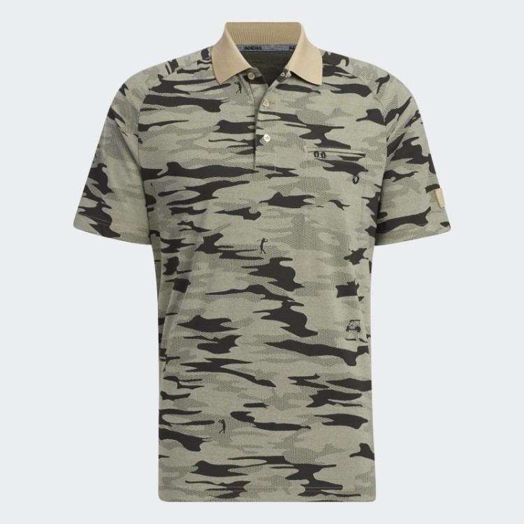 Camisa Polo Camuflada Adidas Hemp Go-to