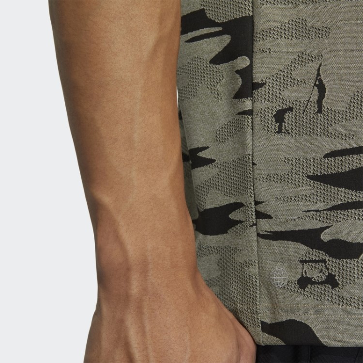 Camisa Polo Camuflada Adidas Hemp Go-to