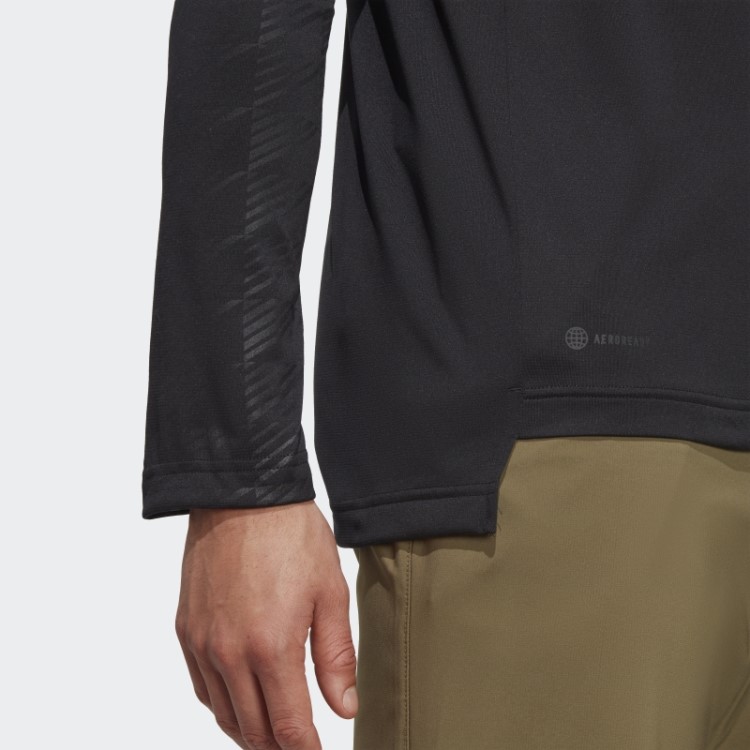T-shirt De Manga Comprida Terrex Multi-meio-zip Preto Adidas