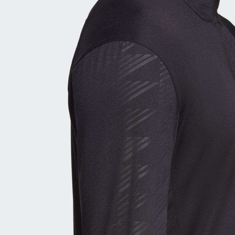T-shirt De Manga Comprida Terrex Multi-meio-zip Preto Adidas