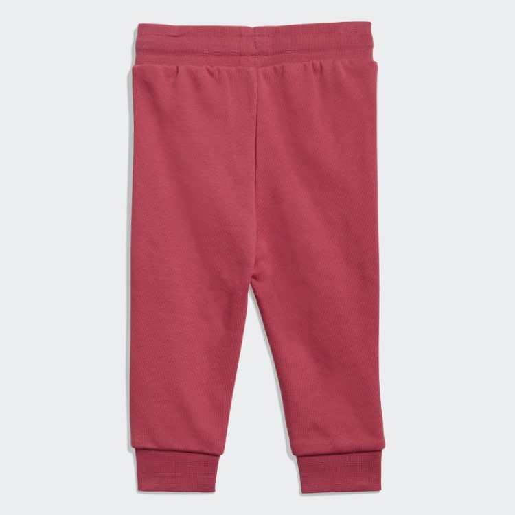 Conjunto Adicolor Com Capuz E Zíper Completo Rosa Adidas