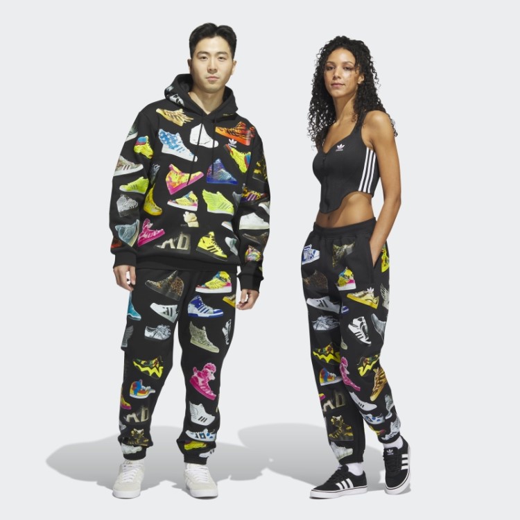 Calça Preta Adidas Jeremy Scott Archive