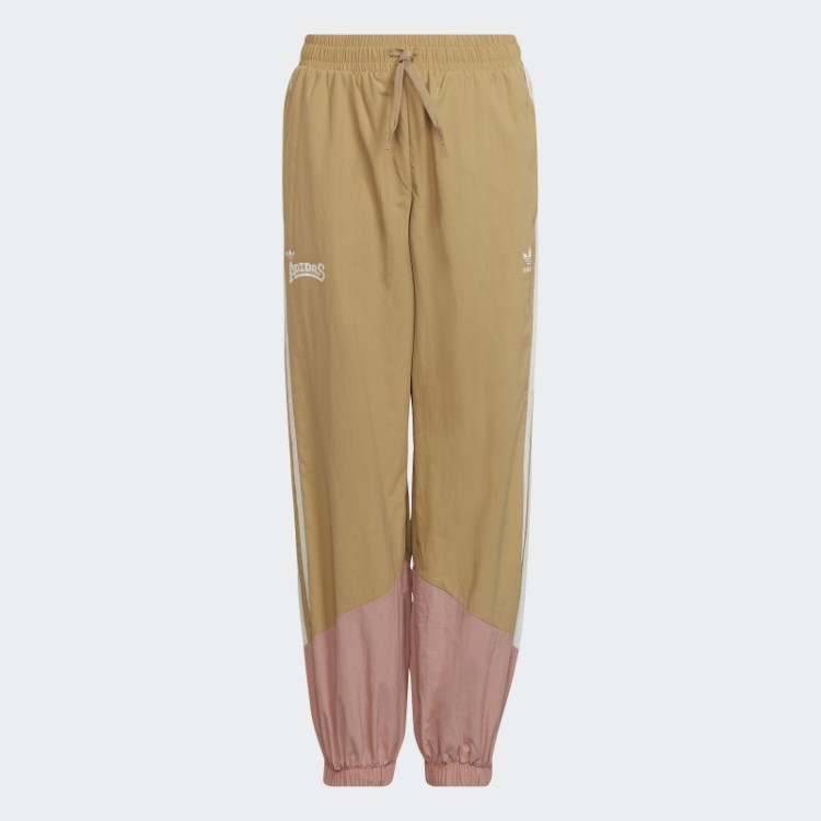Calça Esportiva Em Tecido Tom Bege Adidas