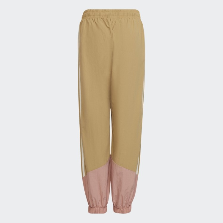 Calça Esportiva Em Tecido Tom Bege Adidas