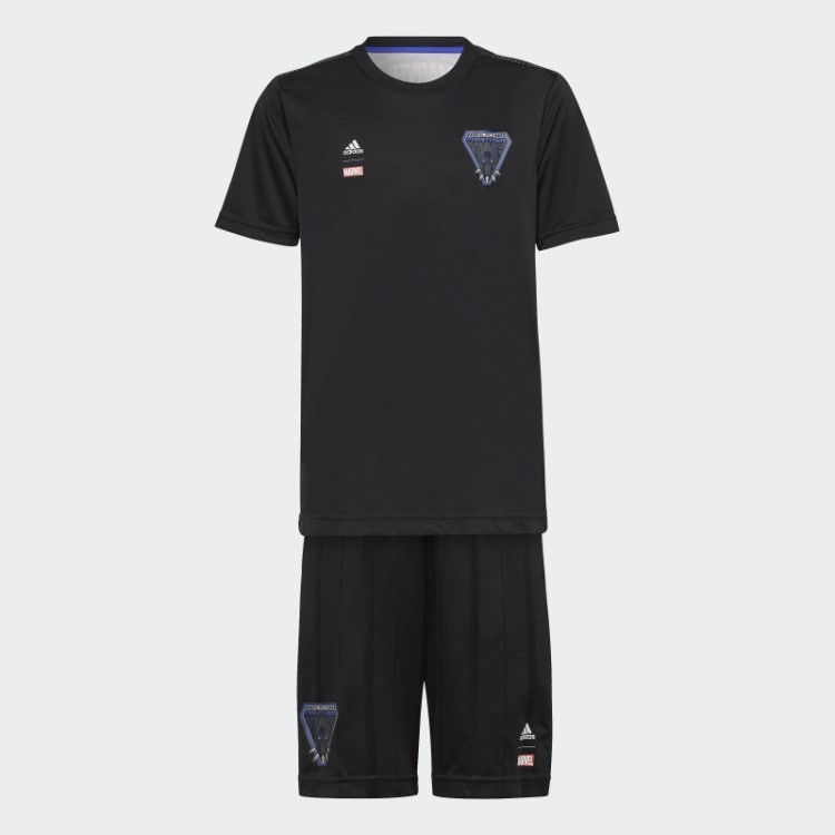Conjunto De Verão Preto Adidas X Marvel Pantera Negra