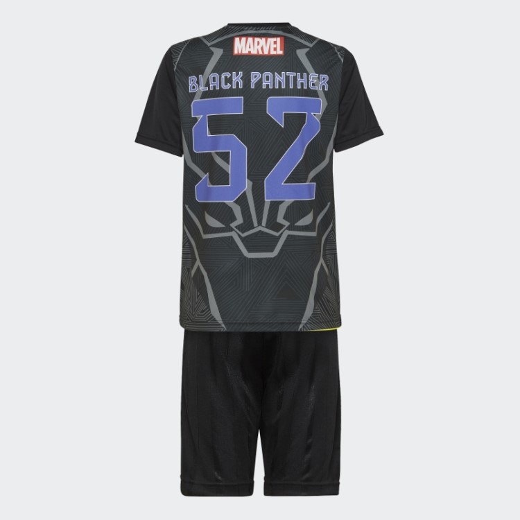 Conjunto De Verão Preto Adidas X Marvel Pantera Negra